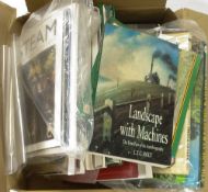 Rolt, L C, 'Landscape with Machines':, together with a collection of books relating to Railways,