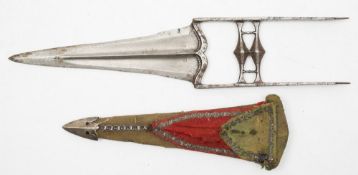 An early 19th century Indian Katar:,