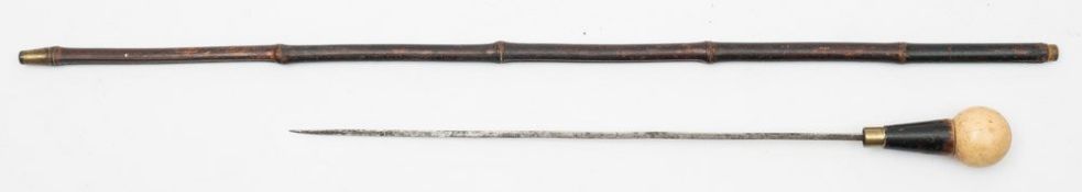 A 19th century lady's swordstick:,