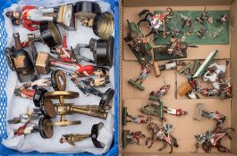 A small group of hand painted Napoleonic period soldiers:, including Napoleon,