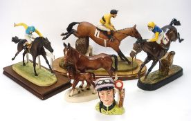 A Royal Doulton character jug 'The Jockey', D6877:,