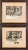 A pair of framed early 20th century photographs,