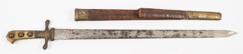 A late 17th/early 18th century hunting hanger:,