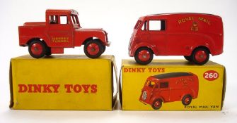 Dinky No 260 Morris Commercial 'Royal Mail' delivery van:,