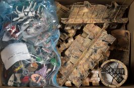 Timpo toys and others, a collection of mounted and foot knights:,