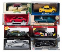 Various makers, a collection of large scale diecast vehicles: including Chevrolet Impala,