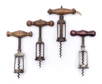 A Columbus pattern corkscrew, together with two spring corkscrews and a perpetual pattern example:,