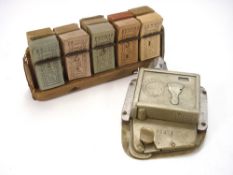 An early 20th century tram, bus or coach ticket punch machine by The Bell Punch & Printing Co, Ltd,