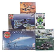 Tamiya and Airfix,: a collection of plastic construction kits includes Jordan 191, team Lotus 97T,