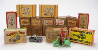 Benbros 'TV Series' a group of six to include No 15 Vespa Scooter:, No 4 Stagecoach and others,