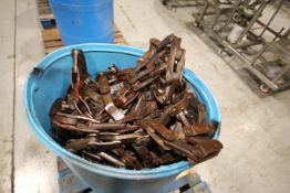 (2) 55 Gal. Drum Barrels with Rex 3500 Case Conveyor Chain - Aprox. 1,628 lbs. (Additional $50 Fee