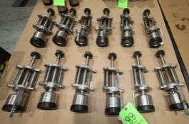 38 mm Screw Capper Chuck Assemblies, Part #500-17-023 with Assorted Parts includes (10)