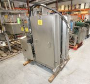 Cannon All S/S Hydraulic Single Case Stacker with Allen Bradley MicroLogix 1000 PLC Controls (