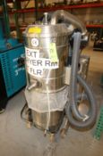 Nilfisk Advance CFM S/S Portable Industrial Vacuum Cleaner, Type 3307-AXXX, S/N 08AB824, 2.55 KW,