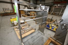 2005 AGC S/S Cream Plate Press, Model PRO2-SH, S/N 0525, Max. Temp. 250 Degree F, Max. Pressure