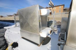 Chester Jensen S/S Falling Film Plate Chiller, B-8OT-8-32, S/N 9062-P, Ammonia Refrigerated, All S/