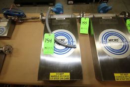 Micro-Motion D Series Mass Flow Sensor, Model DDS100S128, S/N 131907 with 1