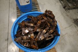 (3) 55 Gal. Drum Barrels with Rex 3500 Case Conveyor Chain - Aprox. 2,344 lbs. (Additional $50 Fee