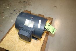 Leeson 7.5 hp / 5 hp Motor, Cat #G150145.60, Frame 254T, 1150 / 980 RPM, 208 - 230/460 V, 190/380