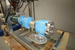 Waukesha Positive Displacement Pump, Size 15, S/N 16-46055 with 1-1/2