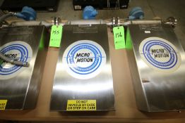 Micro-Motion D Series Mass Flow Sensor, Model DDS100S128, S/N 131853 with 1