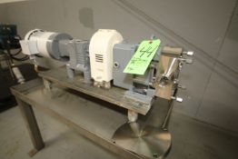 Fristam 2 hp Positive Displacement Pump, Model FL275S, S/N 75S1317930 with 1-1/2