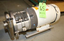 Waukesha 10 hp Centrifugal Pump, Model C218, S/N 345976-03, with 3