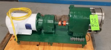Tri-Clover PR60 Positive Displacement Pump, Includes Pump Rotors with 3