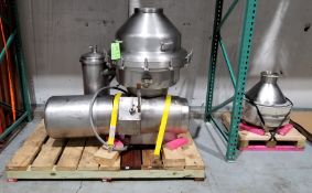 Tetra/Alfa Laval Separator/Centrifuge, Model 214 with 20 hp Motor, 1750 RPM, 230/460 V, 3 Phase,