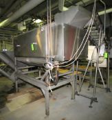 Lyco Peeler / Washer, Model 11000, S/N 052990819, with (11) Roller Positions, S/S Screw Auger, All