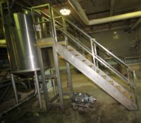 ~7 ft. H S/S Tank Platform Stairs with ~30