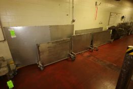 (5) Assorted S/S Portable Shields