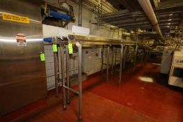 (2) Sections ~32 ft. L and ~41 ft. L S/S Conveyors with 18