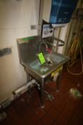 S/S Sink with Foot Controls, Foaming/Sanitation Station with Hose and (2) S/S Hose Holders