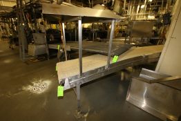 Cooling Bed Infeed Conveyor with ~30 ft. L x 40