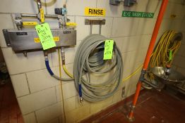 Reelcraft S/S Retractable Hose Reel with Hose including S/S Foaming Station with Rinse and Foam