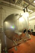Cherry Burrell 6,000 Gal. S/S Horizontal Tank, Model GHW, S/N 60-70-2603 with S/S Front Dual