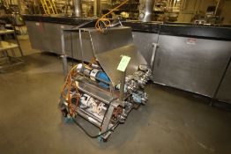 S/S Feed System with (5) WCB 2 hp/1.5 hp Positive Displacement Pumps, 1740 RPM/1440 RPM includes S/S