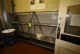 3-Sections S/S Shelving - ~6 ft. L x 18