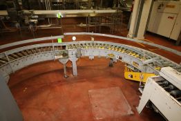 Assorted Hytrol Roller Case Conveyor from Case Erector to Checkweigher with 15