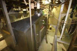 S/S Cone-Bottom Batter Hopper with Dual S/S Discharge Chutes and (2) Rotary Star Valves, Overall