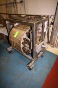Franz Haas Spare Waffle Oven Discharge Drum on Portable S/S Cart