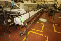 ~20.5 ft.L Each Infeed Conveyor into French Toast Wrappers with 9