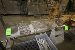 Assorted S/S Wash Baskets includes (3) Size 18