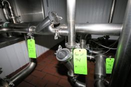 S/S Clamp Type Check Valves - (3) 2