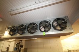 2010 Krack 5-Fan Propylene Glycol S/S Evaporator/Blowers, Model DT5C-1250-BR-1A-RH-70, Order #
