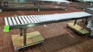 ~10 ft. L Sanitary Grade S/S Skate Conveyor Section with 15