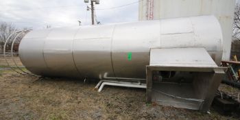 Inox-Tech 10,000 Gal. Jacketed S/S Silo, Model ASS6000USG, S/N 3887-01 with All S/S Exterior,