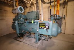 Frick 500 hp Screw Ammonia Compressor, Frame Model RWBII222H, SN S06000FMCTHAA03, Screw Model/S/N