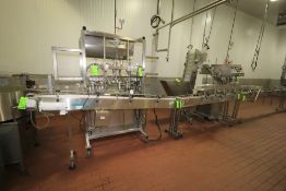 BULK BID LOT #170 TO LOT #180 - INLINE FILLING SYSTEM JAR FILLING LINE INCLUDES FILLER, CAPPER,